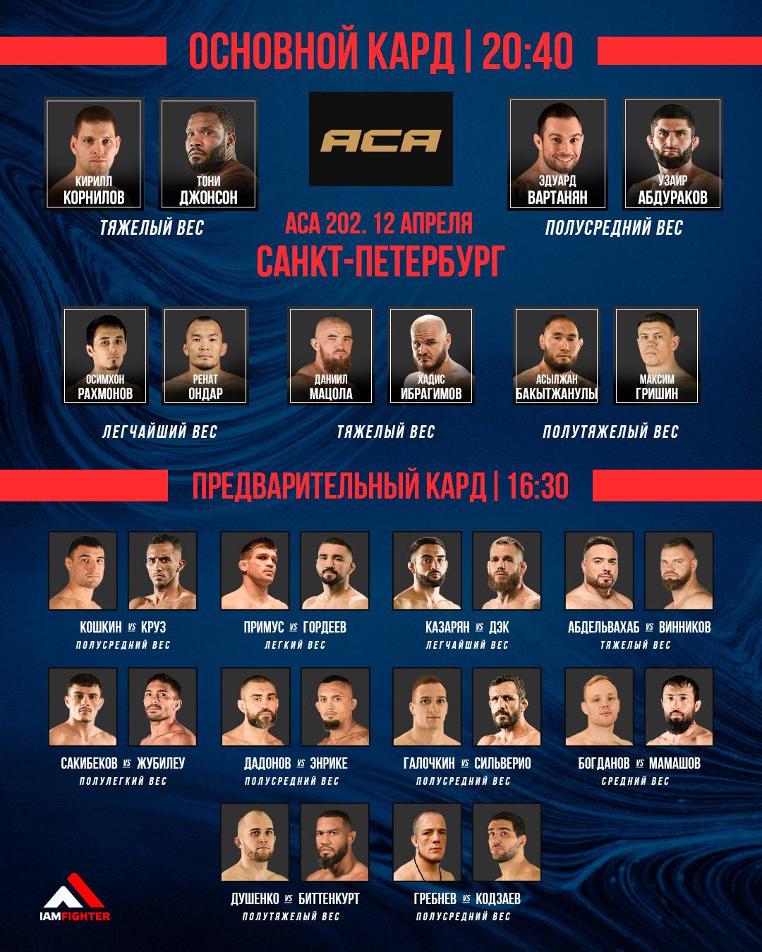 Полный кард АСА 202 Прямой эфир