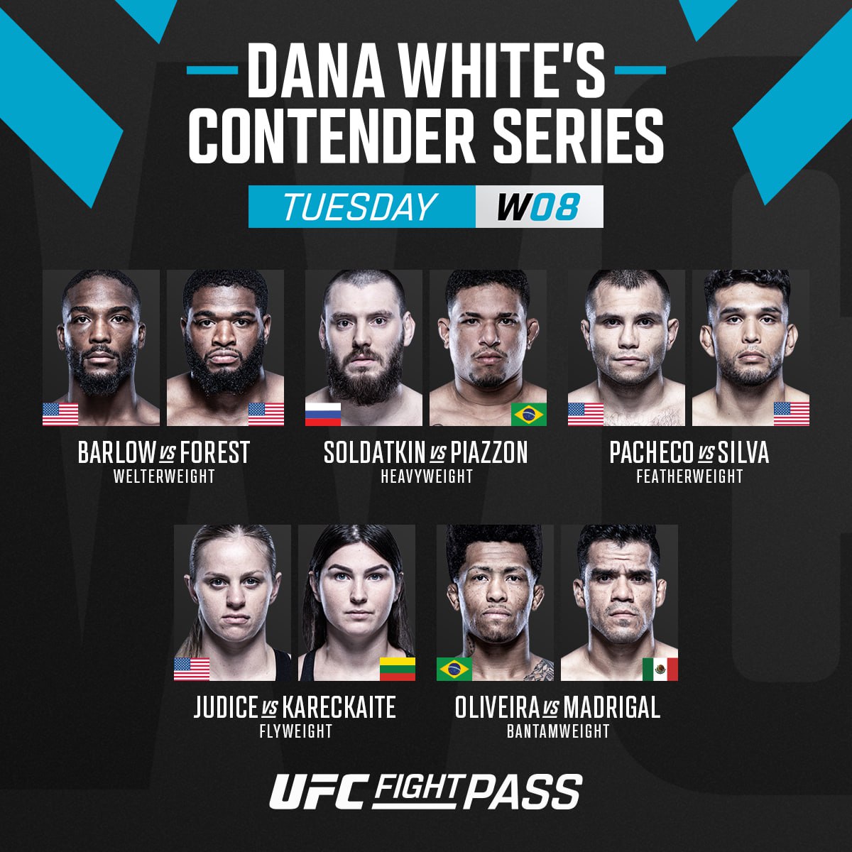 Dana White's Contender Series 2023: Неделя 8