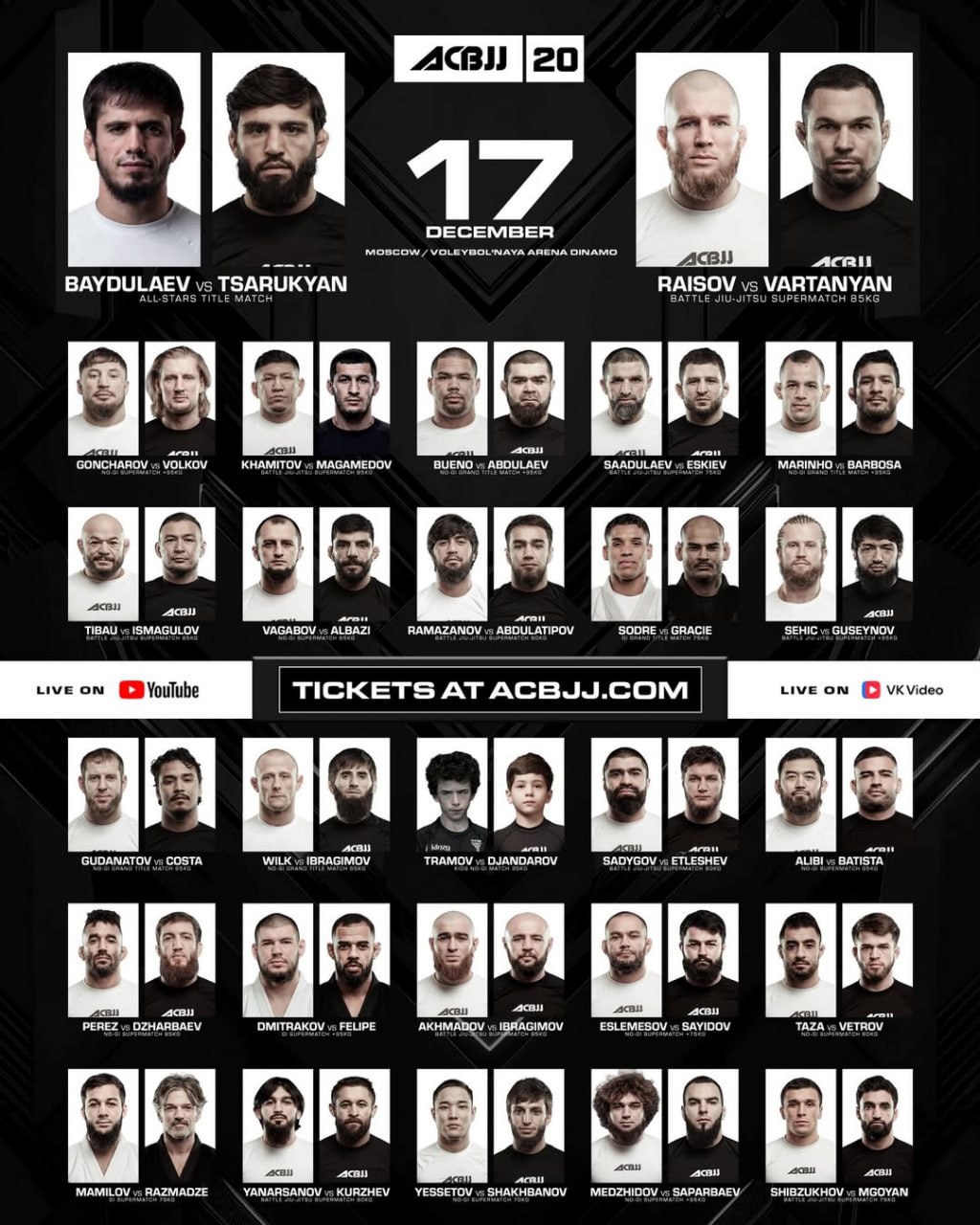 ACBJJ 20 смотреть онлайн